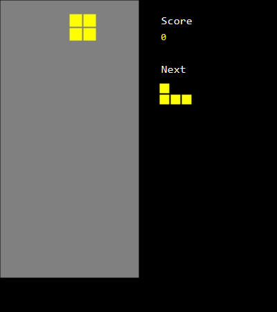 Tetris running